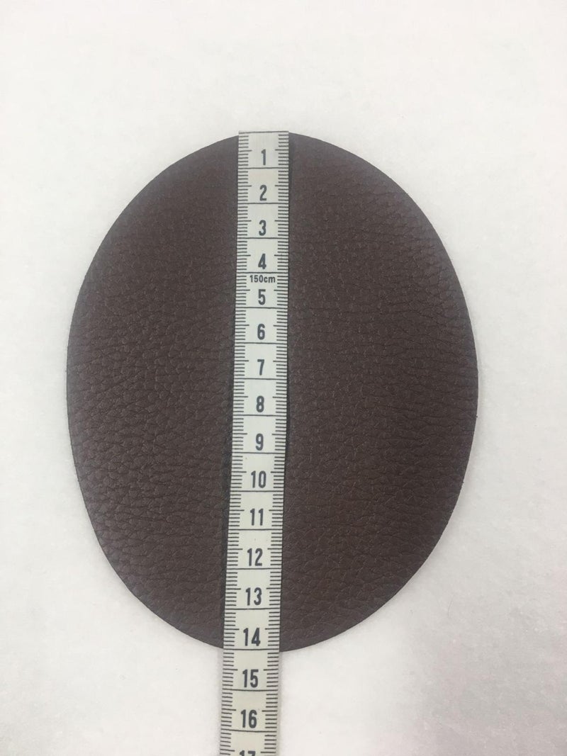 Karan Tuhafiye Karan Haberdashery Elbow Patch Emblem Faux Leather Adhesive Coffee - Image 3