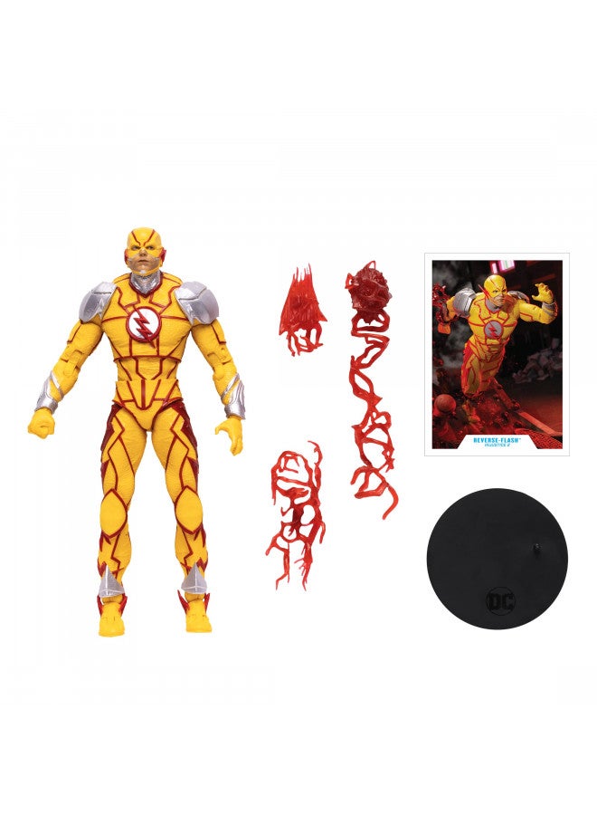 McFarlane Toys DC Gaming Reverse Flash 7" Action Figure with Accessories - Image 4
