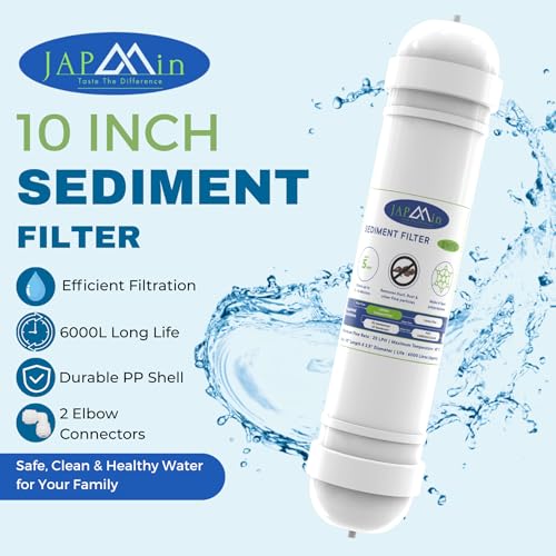 Japmin 10” Sediment Filter for Water Purifier | RO Water Filter Cartridge - 6000L Life - Image 2