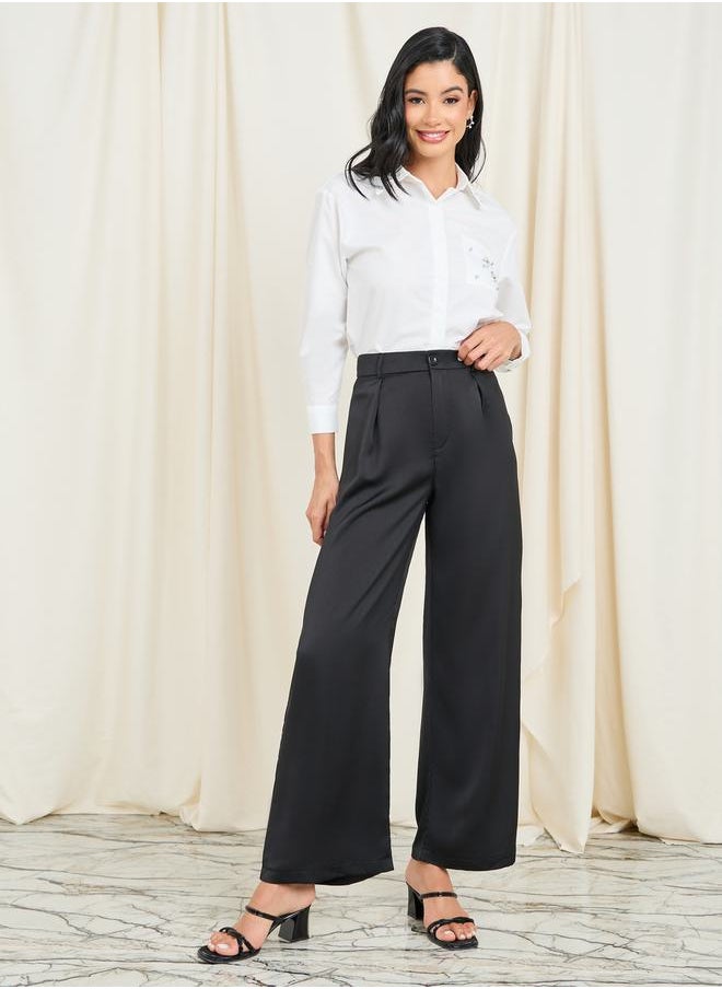 Styli - Embellished Detail Button Front Shirt - Image 1