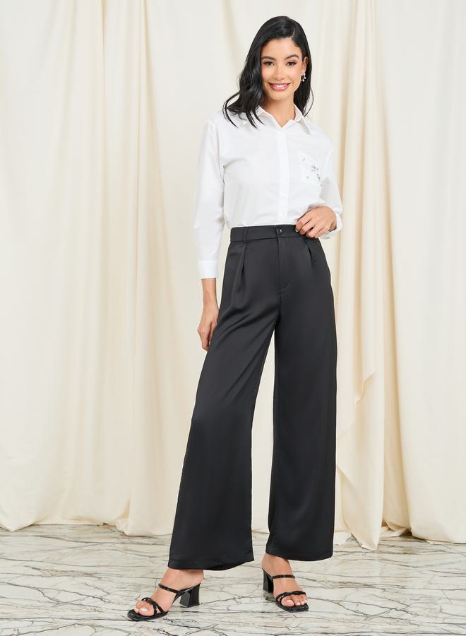 ستايلي قميص بأزرار وتفاصيل مزخرفة - Image 2