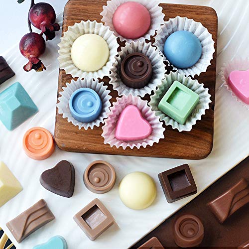 Ausplua 5 Pack Chocolate Bar Molds,Ausplua Silicone Chocolate mold Candy Jelly Cake Baking Mould,Break-Apart Chocolate, Food Grade Non-Stick Silicone Protein and Energy Bar Molds - Image 5