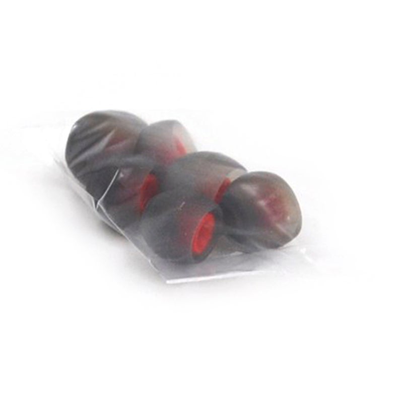 3 Pairs 6 Piece In-Earphone Eartips For Kz Ie80 Earphone Set Black/Red - Image 5
