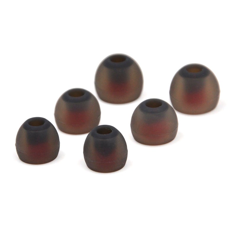 3 Pairs 6 Piece In-Earphone Eartips For Kz Ie80 Earphone Set Black/Red - Image 4