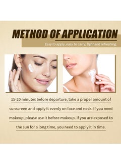 Jaysuing البروبيوتيك Spf50 مرطب الوجه الكوري الواقي من الشمس مع عامل حماية من الشمس غير دهني  - Image 4