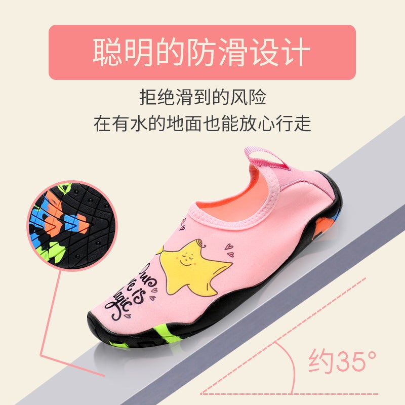 Manufacturers wholesale children's cartoon outdoor trail shoes thickened non-slip beach socks Baby Home soft shoes - Image 4