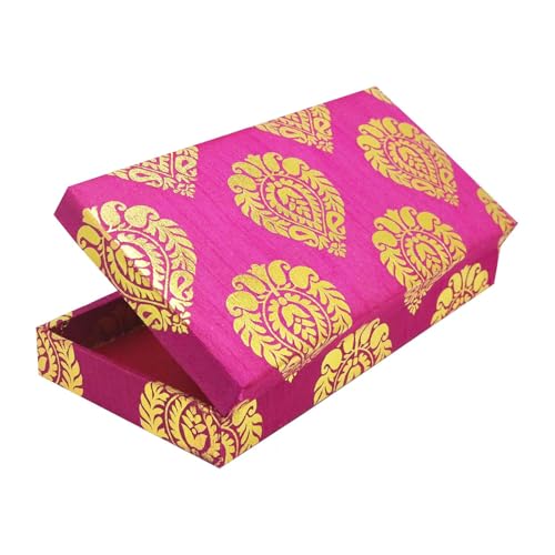 JAIPUR ACE Printed Decorative Shagun Paan Cash Money Wooden Box Wedding Gift Jewellery Wrap Assorted Set Multicolored Gaddi Box Pack of 5 - Image 5