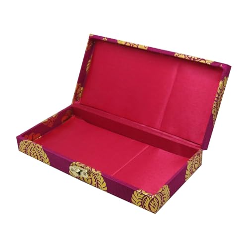 JAIPUR ACE Printed Decorative Shagun Paan Cash Money Wooden Box Wedding Gift Jewellery Wrap Assorted Set Multicolored Gaddi Box Pack of 5 - Image 4