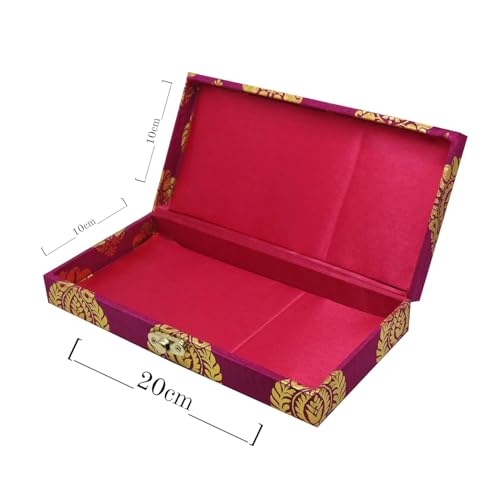 JAIPUR ACE Printed Decorative Shagun Paan Cash Money Wooden Box Wedding Gift Jewellery Wrap Assorted Set Multicolored Gaddi Box Pack of 5 - Image 2