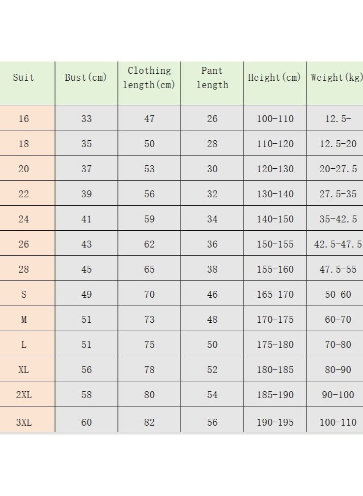 New Football Training Suit Set