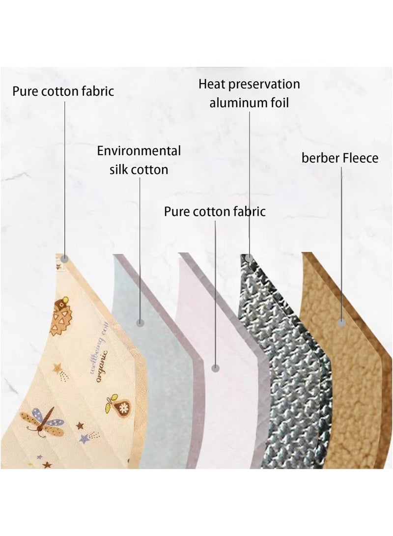 جراب زجاجة الطفل - جراب تدفئة الزجاجات - جراب زجاجة ماء معزول للأطفال مع جراب حقيبة زجاجة مع حبل قابل للسحب للمشي لمسافات طويلة في الهواء الطلق - Image 5
