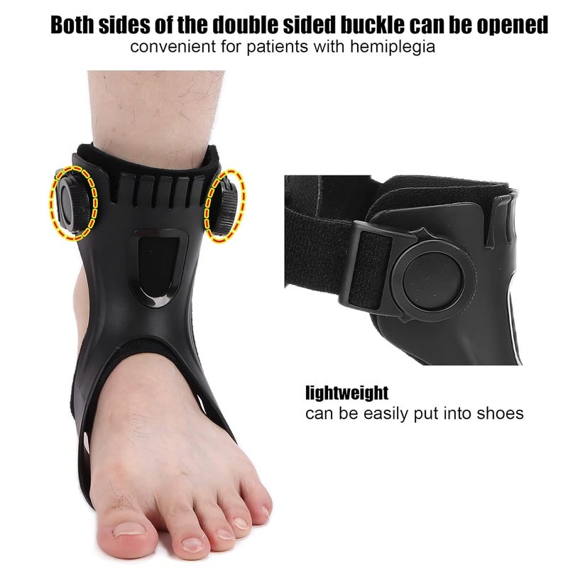 klarako AFO Ankle Brace,  Drop Foot Brace Orthosis Foot Drop Orthosis AFO Ankle Brace for Hemiplegia Stroke Shoes Walking(L-Left) - Image 2