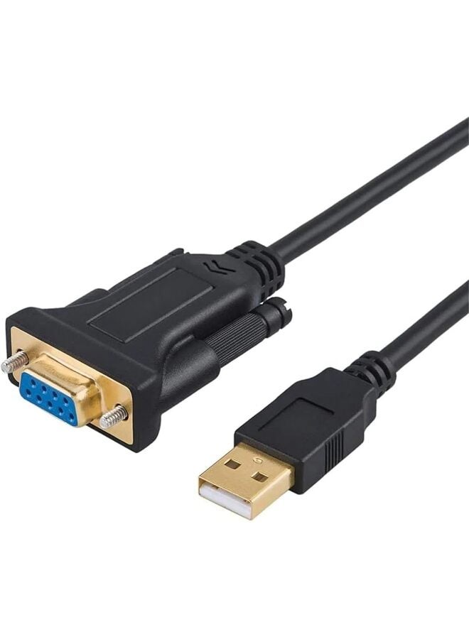 Serial Adapter USB 2.0 Male to RS232 Female Seral Cable 10 Feet 9Pin Converter Cable USB to Serial Cable Adopter for Cashier RegisterModem, Scanner, Digital Cameras, CNC - Image 1
