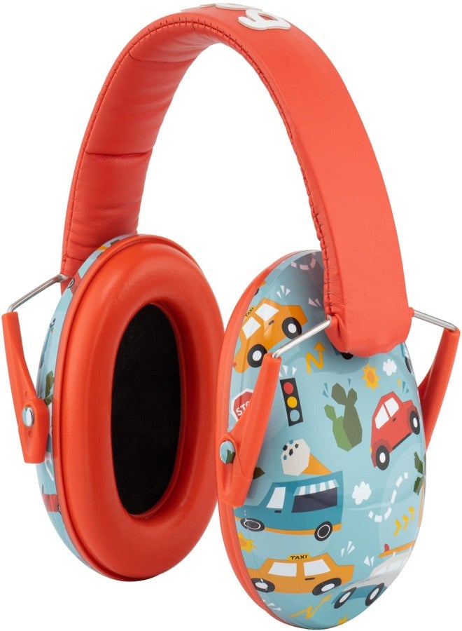 Snug Kids Earmuffs - Noise Reduction for Toddlers & Children - Adjustable, Lightweight, Foldable, Soft & Comfortable - Cars - Image 1