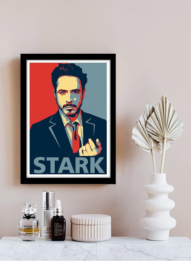Emoda Home Trove Tony Stark Framed Poster for Room and Office (Multicolour, 10 X 13 inch) - Image 2