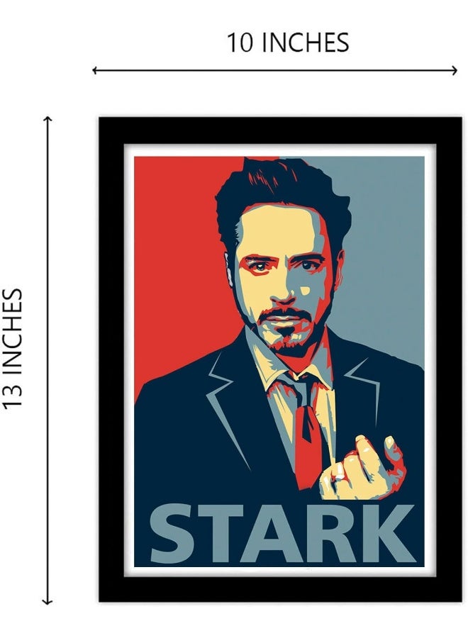 Emoda Home Trove Tony Stark Framed Poster for Room and Office (Multicolour, 10 X 13 inch) - Image 4