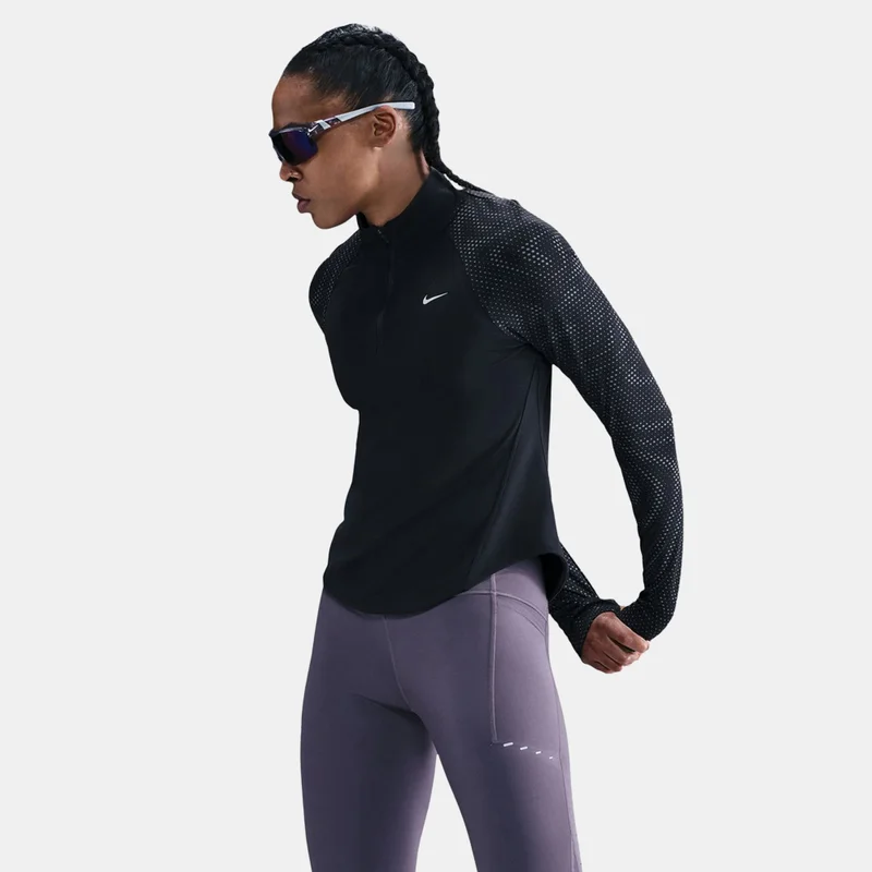 Nike Black Women's Tempo Flash Dri-FIT Running Top for Women | Best Price UAE