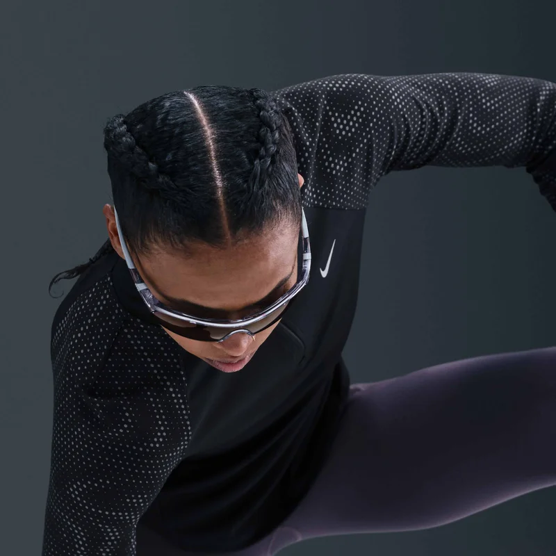 Nike Black Women's Tempo Flash Dri-FIT Running Top for Women | Best Price UAE