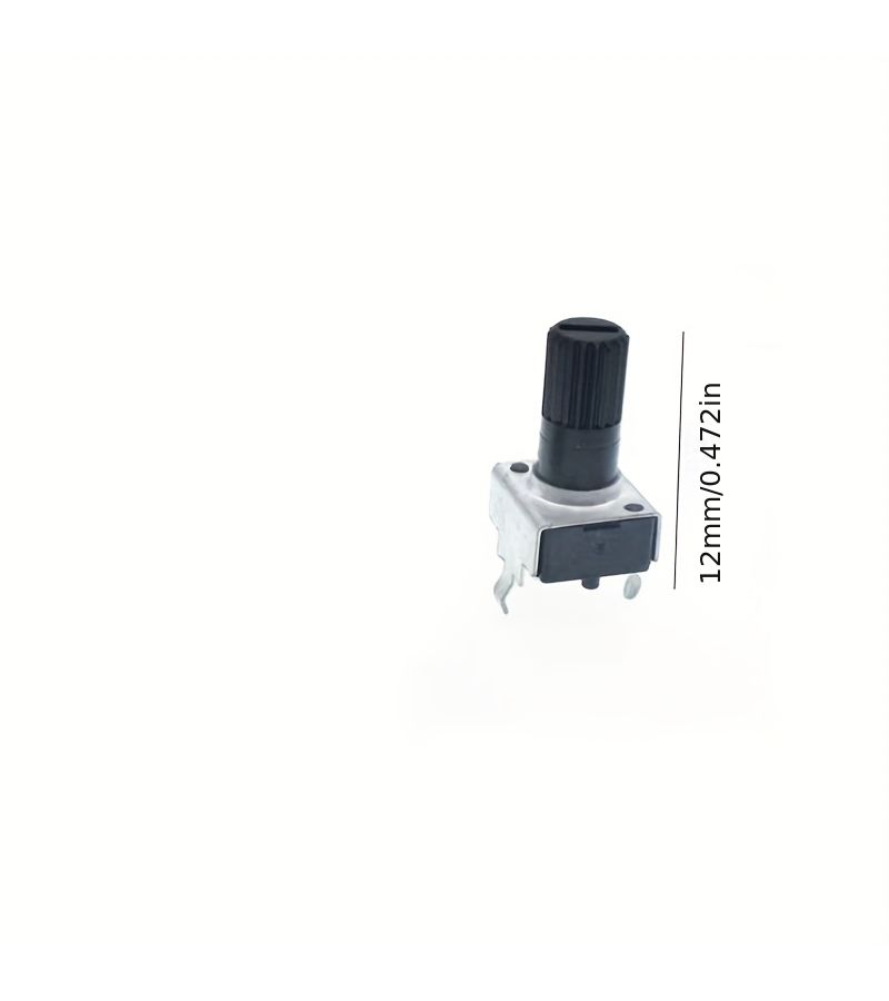 RV09 Type Horizontal Adjustable Potentiometer Resistor B10K Short Handle Pull Flower Shaft Electronic Component Robot Accessory - Image 2