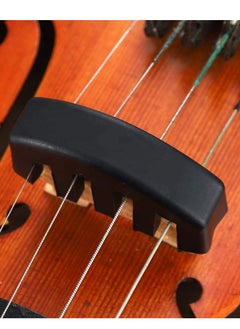 Mike Music 2PCS Violin Practice Mute, Rubber Practice Fiddle Silencer for 4/4 Violin Volume Control, Violin Silence Rubber, Rubber Violin Mute Black, Yellow  - Image 4