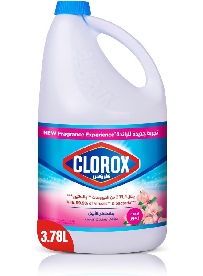 Clorox Liquid Bleach Floral Scent 3.78Litre - Image 1