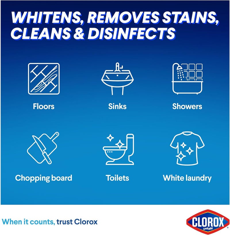 Clorox Liquid Bleach Floral Scent 3.78Litre - Image 4