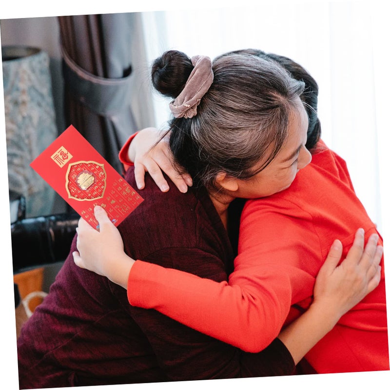 2pcs Chinese New Year Red Envelopes Money Packets for Wedding and Festival Gifts - Image 5