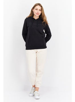 Champion Women Sportswear Fit Long Sleeve Training Sweatshirt, Black  - Image 2