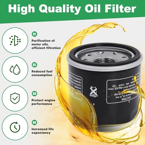 Podoy 2520799 Oil Filter 3084963 Compatible with Polaris Sportsman 500 450 400 Ranger 400 500 Scrambler 500 Trail Boss 330 Trailblazer 330 Magnum 325 330 425 500 Xplorer 400 500 Xpedition 325 425 (2 PCS) - Image 2
