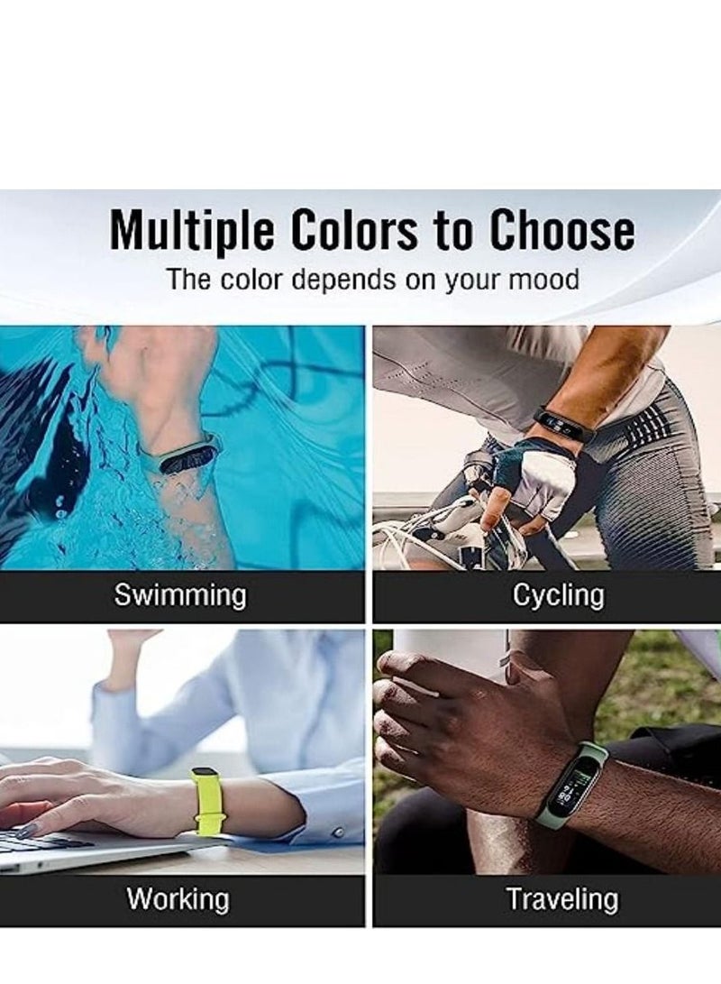 3-Piece Replacement Band For Xiaomi Mi Band 7 Multicolour - Image 4