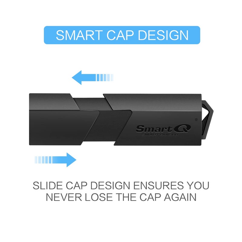 SmartQ C307 USB 3.0 Portable Card Reader for SD, SDHC, SDXC, MicroSD, MicroSDHC, MicroSDXC, with Advanced All-in-One Design - Image 5