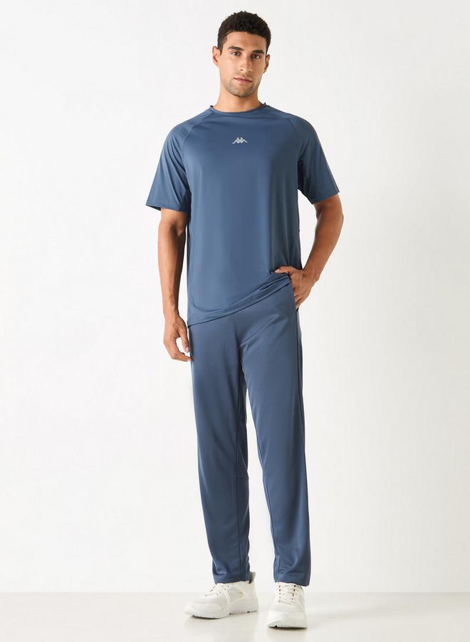 Kappa Panelled Track Pants with Drawstring Closure and Pockets - Image 2
