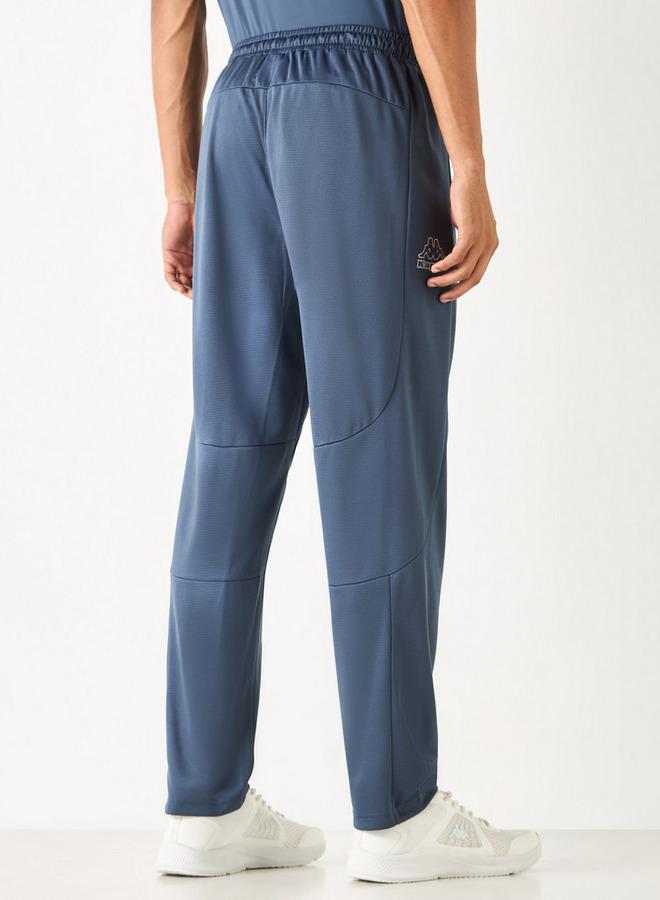 Kappa Panelled Track Pants with Drawstring Closure and Pockets - Image 3