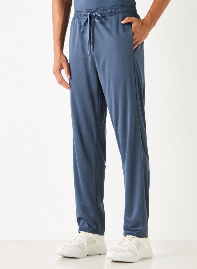 Kappa Panelled Track Pants with Drawstring Closure and Pockets - Image 1