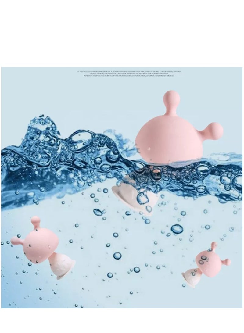BPA Free mushroom shapes Food Grade Silicone baby teethers ring toy - Image 2