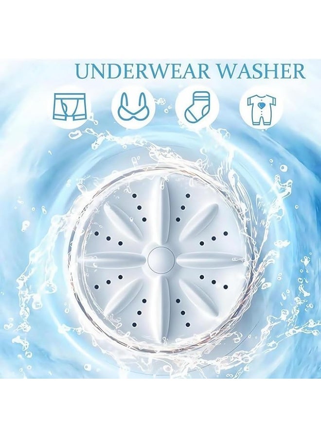 Underwear Washer Rechargeable Cordless Mini Portable Washing Machine Socks Baby Clothes Towels Pet Items Small Washing Machine for Apartment Hotel Home Camping  - Image 5