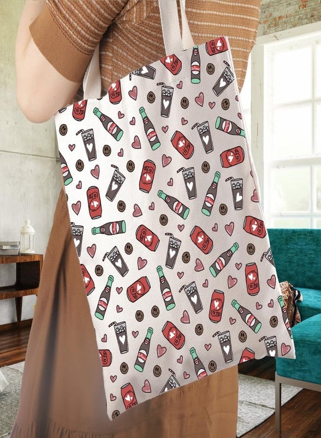 WCGXKO Soda Tote Bag Favourite Drink Soda Social Club Soda Pepper Gift (Soda Tote) - Image 3