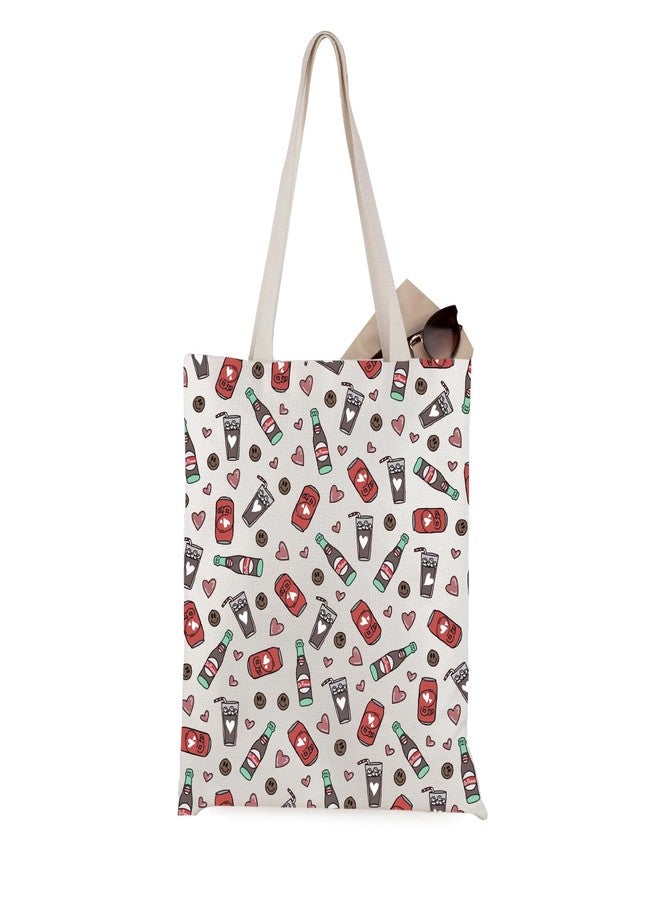 WCGXKO Soda Tote Bag Favourite Drink Soda Social Club Soda Pepper Gift (Soda Tote) - Image 1