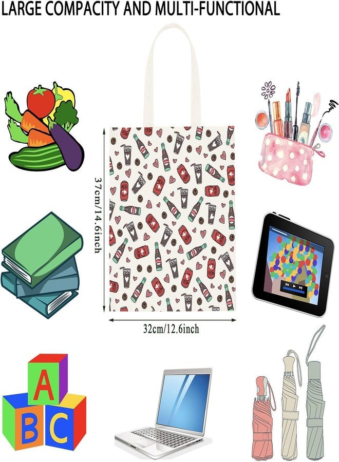 WCGXKO Soda Tote Bag Favourite Drink Soda Social Club Soda Pepper Gift (Soda Tote) - Image 2