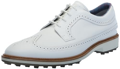 ECCO Classic Hybrid Wing Tip Water Resistant, White, 9-9.5 - Image 1