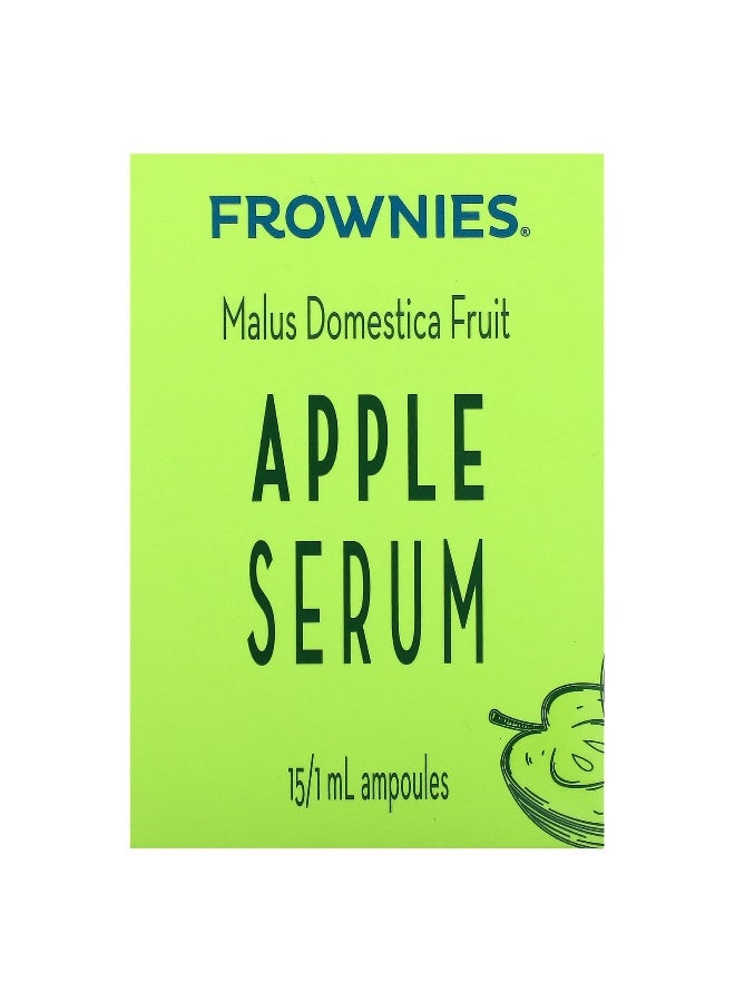 Frownies Frownies, Apple Serum, 15 Ampoules, 1 ml Each  - Image 1