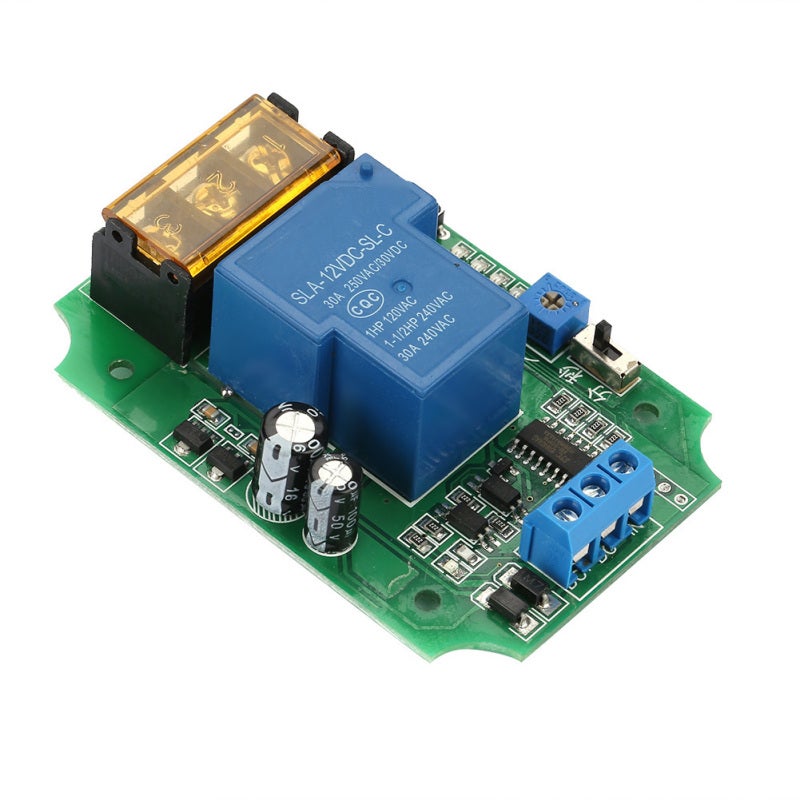 12V Relay Module: 30A AC DC Load Control, Anti-Interference Stable Performance - Adjustable 0S~100M Delay, Permanent Memory, Firm 9.5mm Terminal for Industrial & Home Circuit Control - Image 5