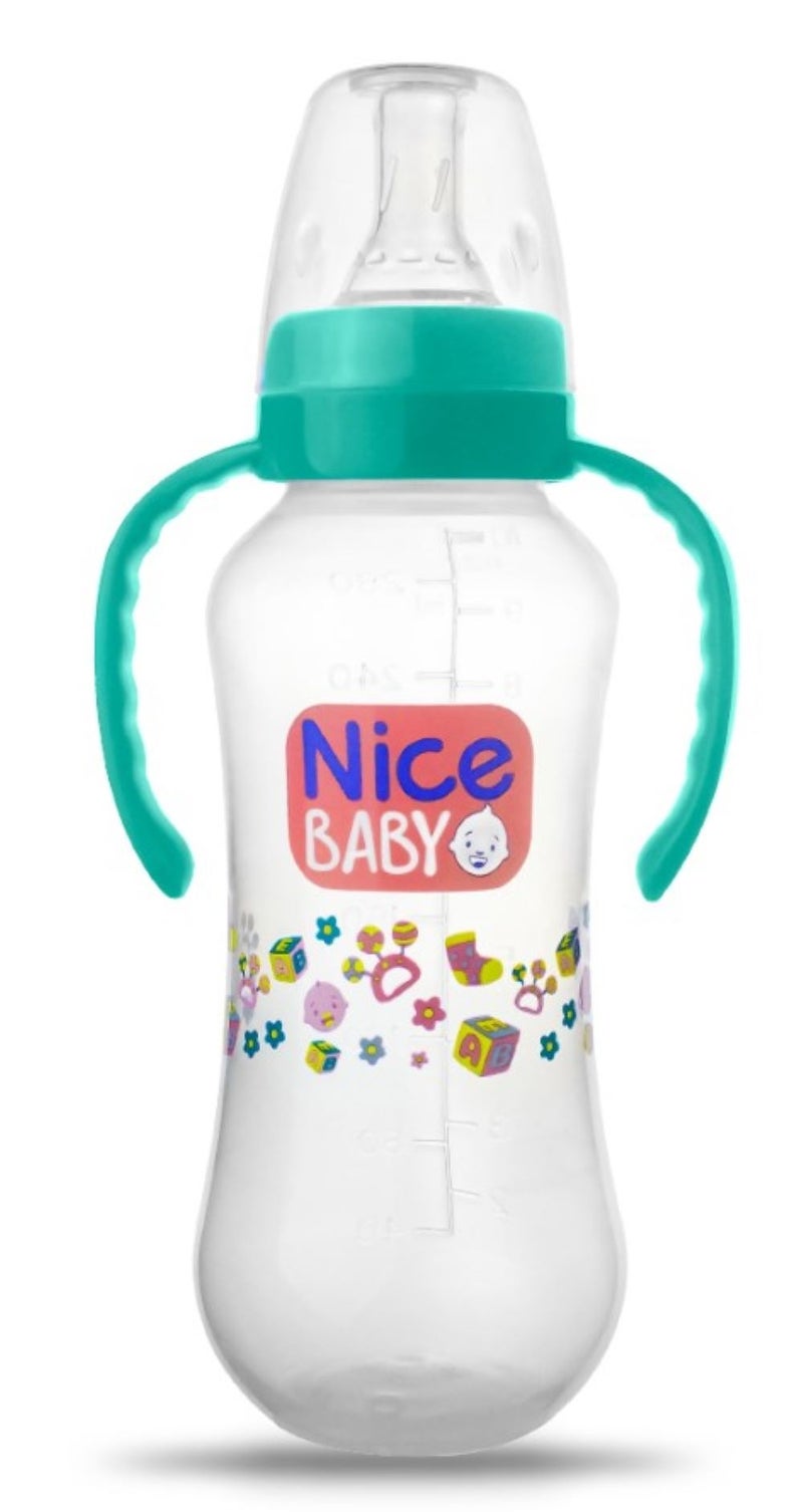 نايس بيبي ببرونة نايس بيبى بيد 280 ml - اخضر- متعددة الاشكال - Image 1