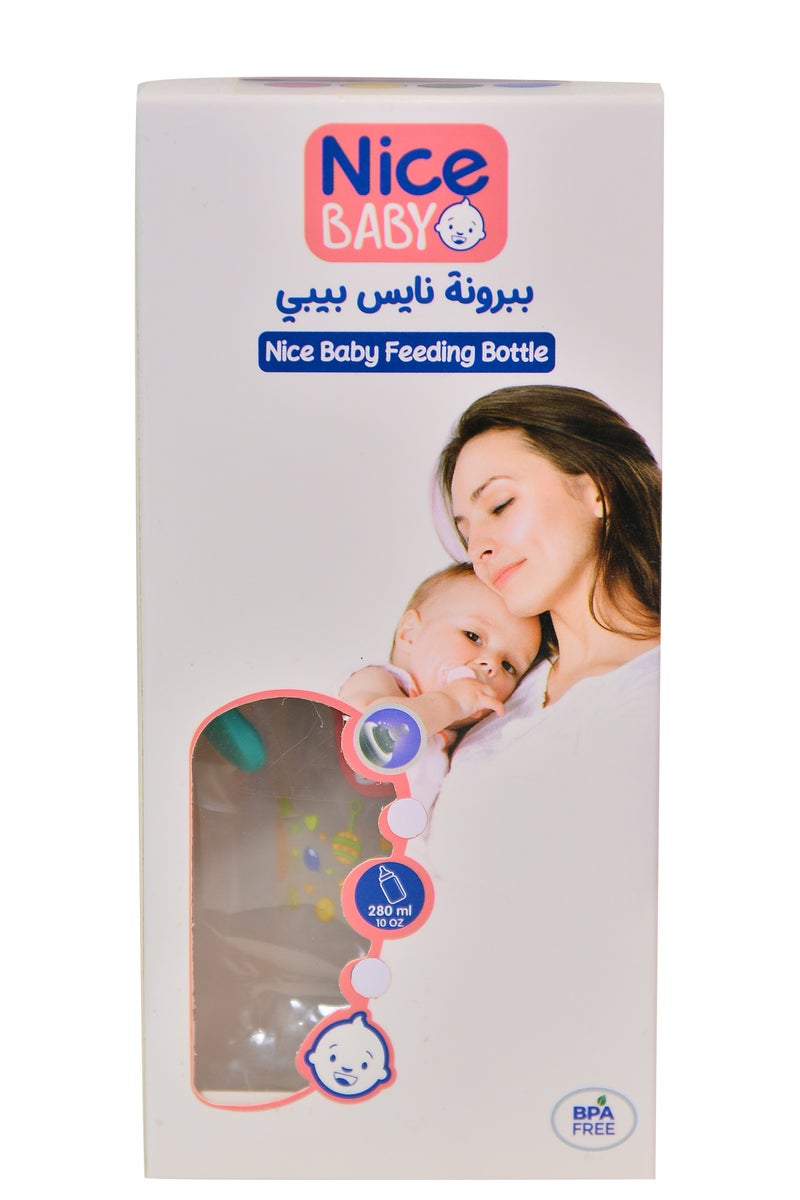 نايس بيبي ببرونة نايس بيبى بيد 280 ml - اخضر- متعددة الاشكال - Image 2