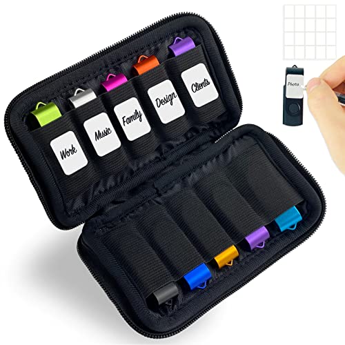 JBOS Flash Drive Case USB Storage Case JBOS USB Holder Storage Bag, Electronic Accessories Organizer for USB Flash Drive, USB Case, Thumb Drive Caes, Jump Drive Case, USB Organizer - Image 1