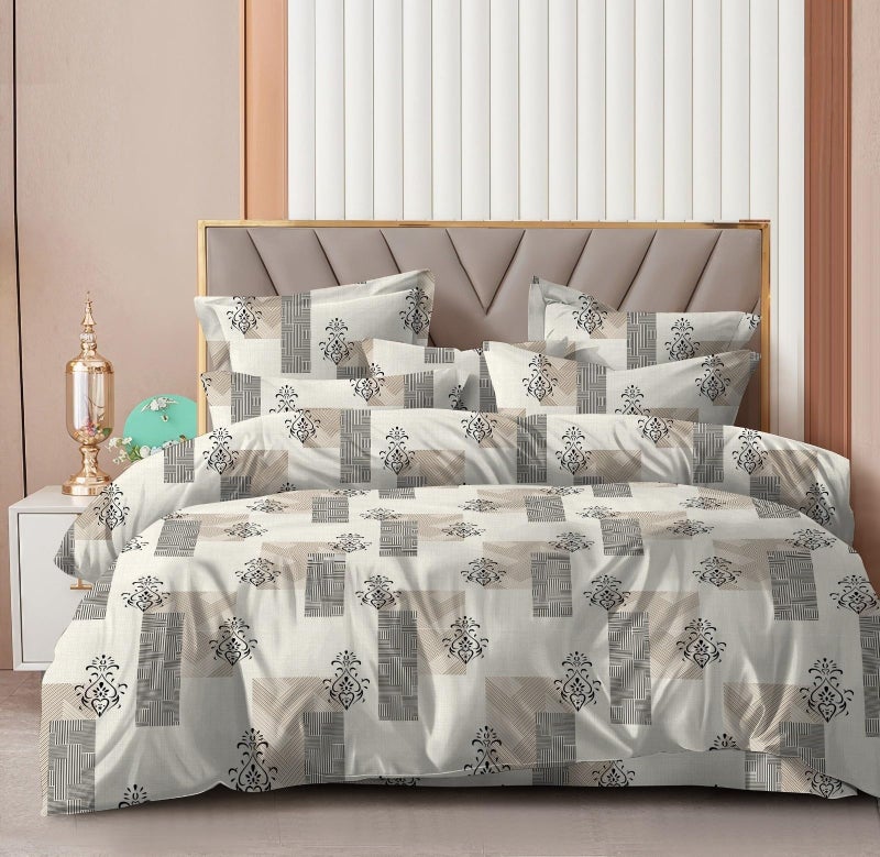 RRC Super Soft Microfiber Cotton Single Duvet Cover/Comforter Cover/Rajai Cover/Floral/Blanket Cover/Quilt Cover King Size 60X90(Inches) With Zipper With Four Corner Ties, 144 tc - Image 3