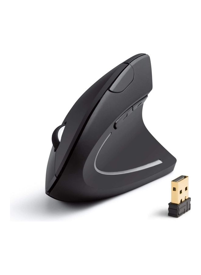 Anker AK-UBA 2.4G Wireless Vertical Ergonomic Optical Mouse, 800 / 1200 /1600 DPI, 5 Buttons for Laptop, Desktop, PC, Macbook - Image 1
