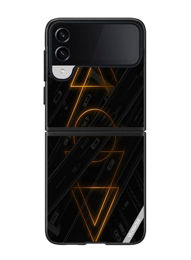 VR CREATIVE Protective Case Cover For Samsung Galaxy Z Flip4 I Play Apex Design Multicolour - Image 1