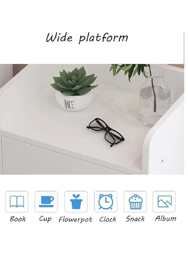 Multifunctional Bookshelf, 5 Tier Open Wooden Storage Shelf, Scalable Bookcase Storage Cabinet, Easy Assembly, Suitable for House Corner Bedroom Living Room Office, (White, SGG025B-5) - Image 5