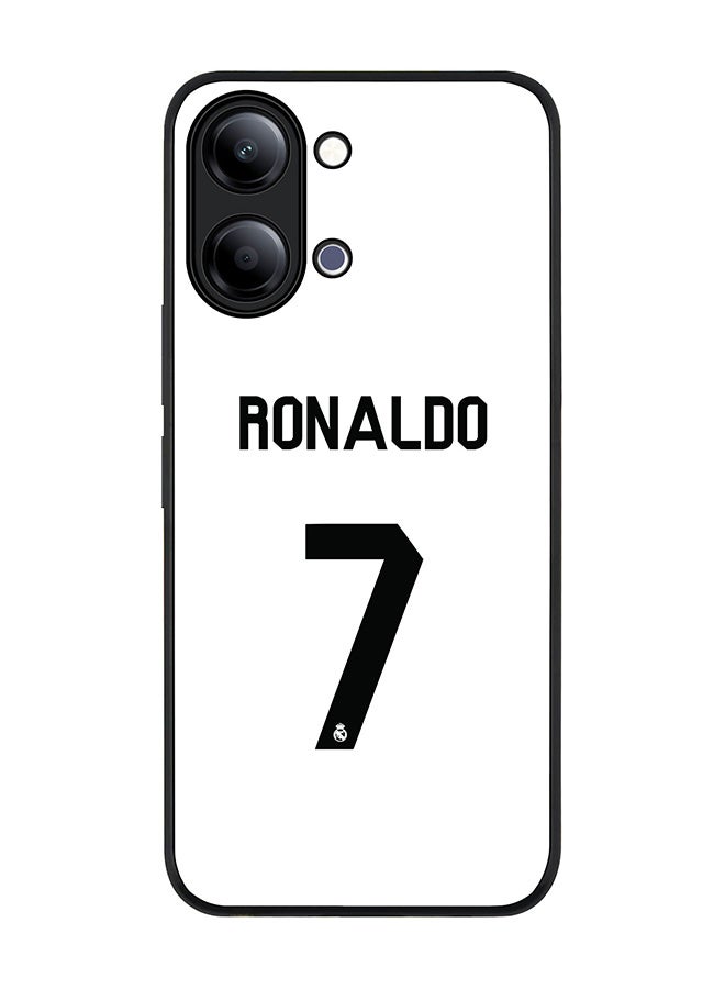 Stylizedd For vivo Y05 4G / Y6t 5G Case,Slim fit Camera Protection, Shockproof Thin Phone cover  - Ronaldo Real Jersey - Image 1